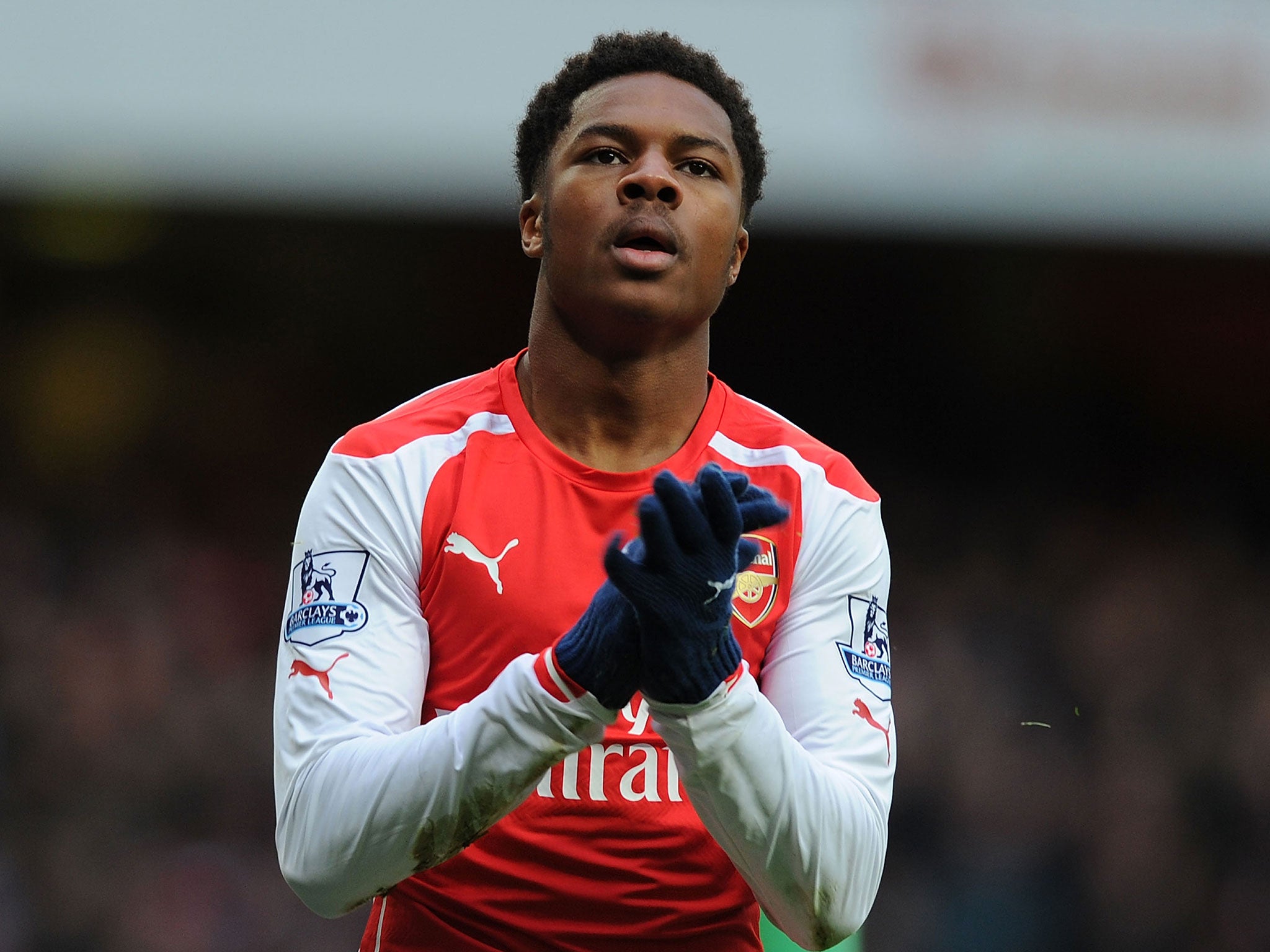 Arsenal striker Chuba Akpom looks set to go out on loan