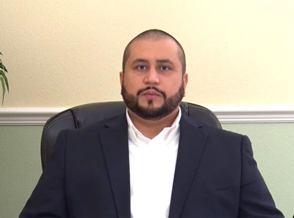 Zimmerman in the video posted on his lawyer's website