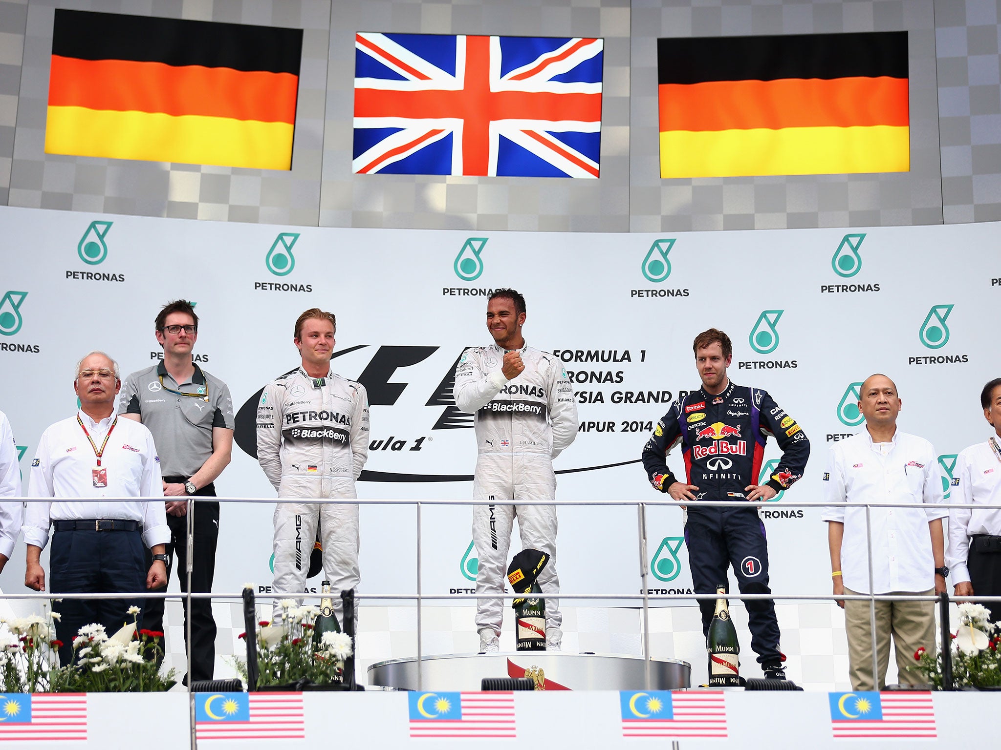 Lewis Hamilton won the 2014 Malaysian Grand Prix