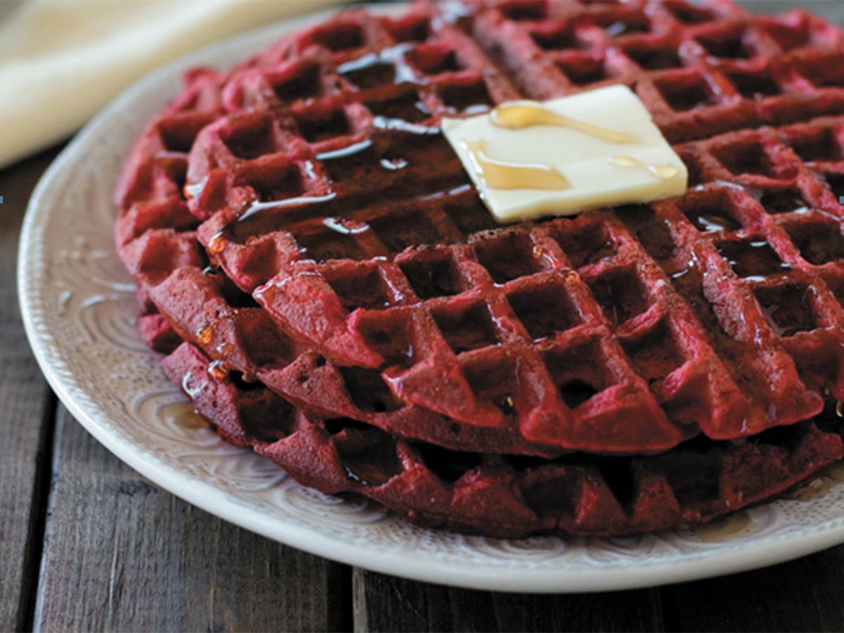 Waffle Day How to make Red Velvet Waffles The Independent The