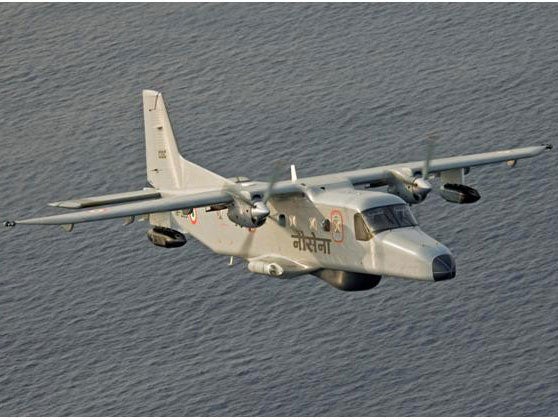 The Dornier surveillance aircraft (like the model pictured) was on a routine flight when it came down off Goa