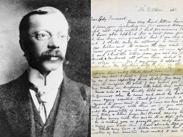 A collection of letters written by Dr Harvey Hawley Crippen are to be auctioned off