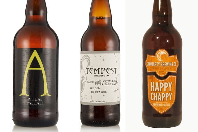 Three to try: Alechemy Ritual Pale Ale; Tempest Long White Cloud; Cromarty Happy Chappy