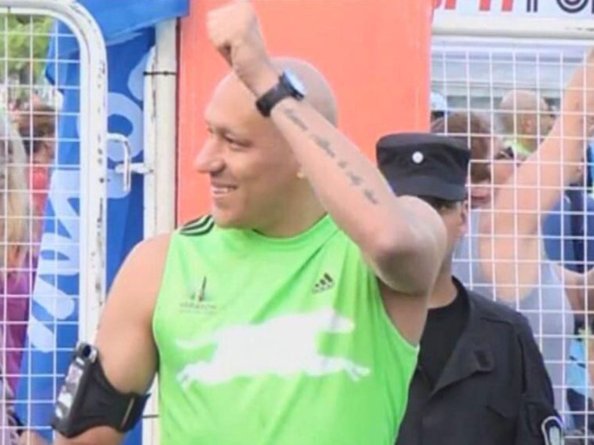 Gutierrez completed a marathon while undergoing chemotherapy