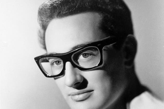 ‘Something about him seemed permanent and he filled me with conviction,’ Bob Dylan said of Buddy Holly