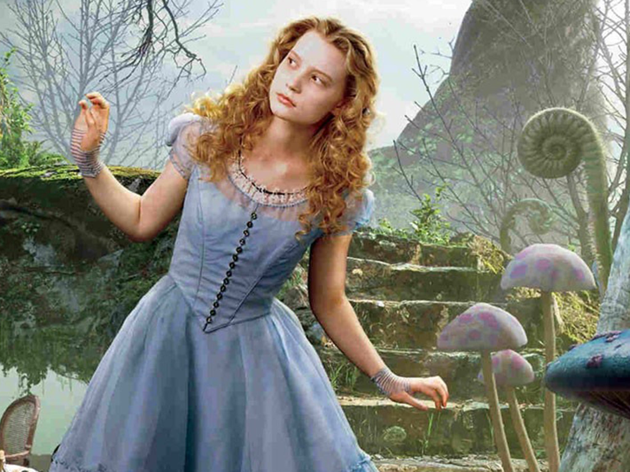 Mia Masikowska in Tim Burton's 'Alice in Wonderland'