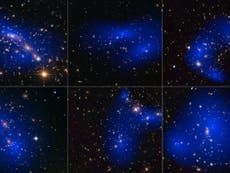 The galaxy collisions that shed light on unseen parallel Universe