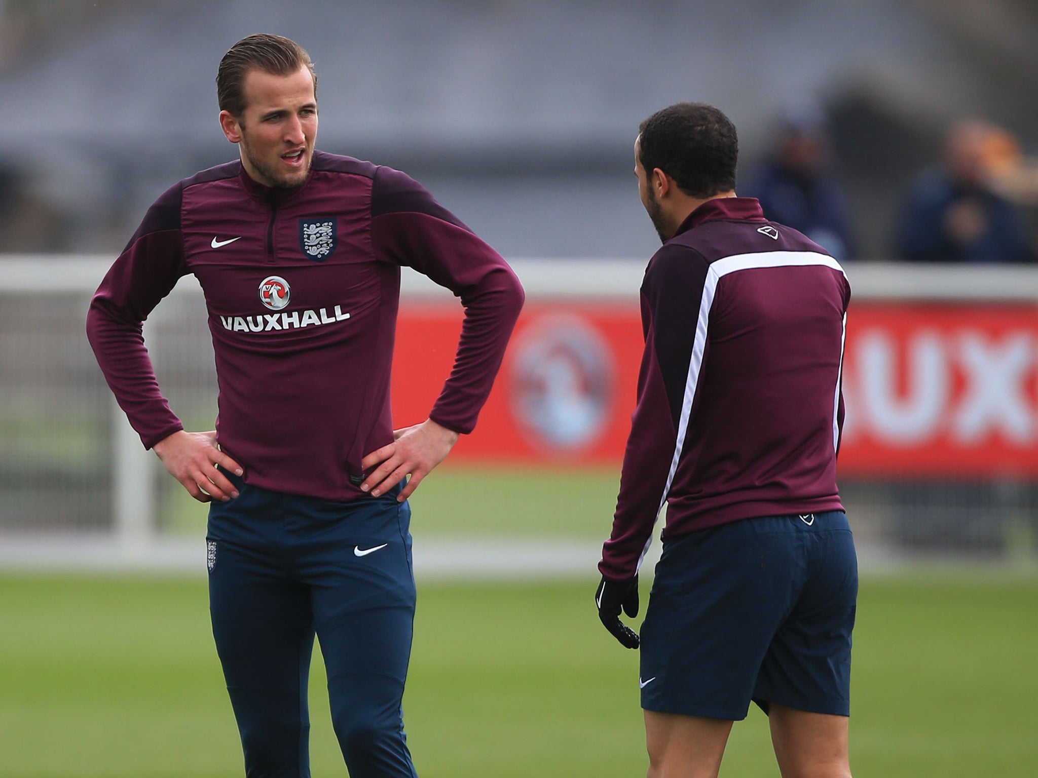 Roy Hodgson said he was confident Tottenham would
allow Harry Kane (left) to play for the Under-21s