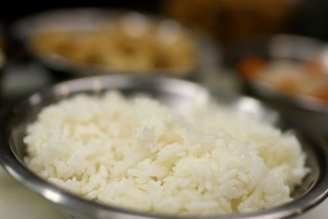 A bowl of jasmine rice sits on a counter in the kitchen at Osha Thai Restaurant May 5, 2008 in San Francisco, California. As rice prices continue to climb and some places are limiting the number of bags small businesses can purchase, many Bay Area restaur
