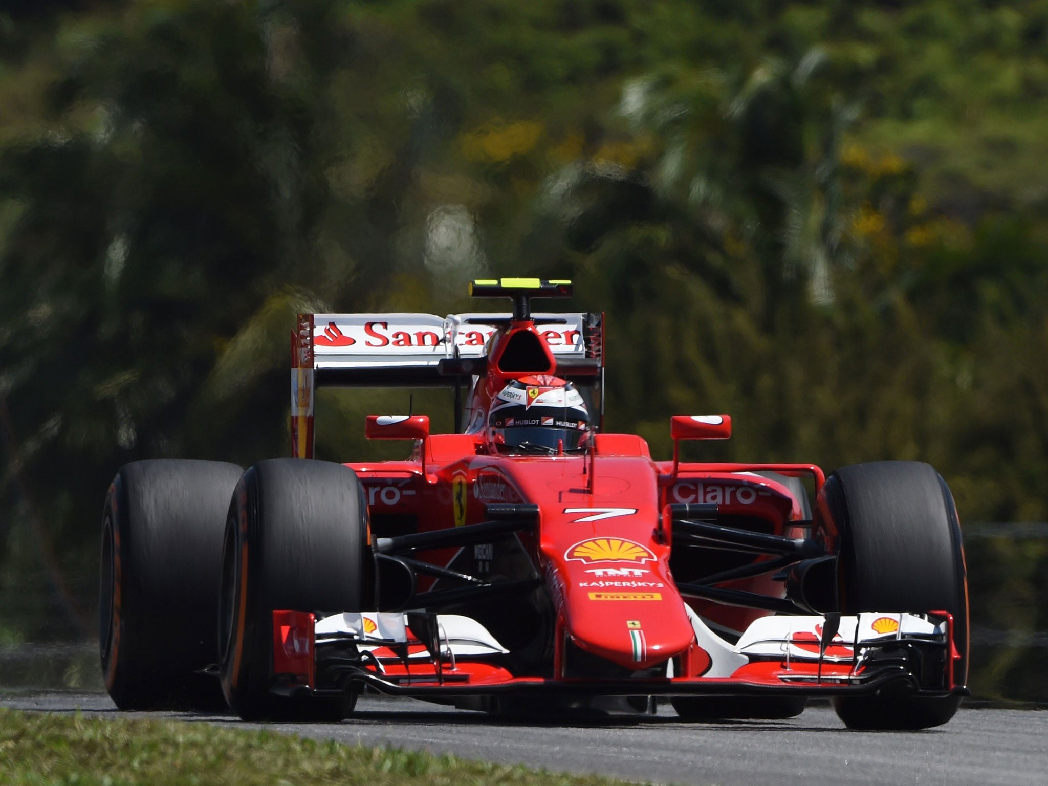 Kimi Raikkonen managed to finish both sessions in second