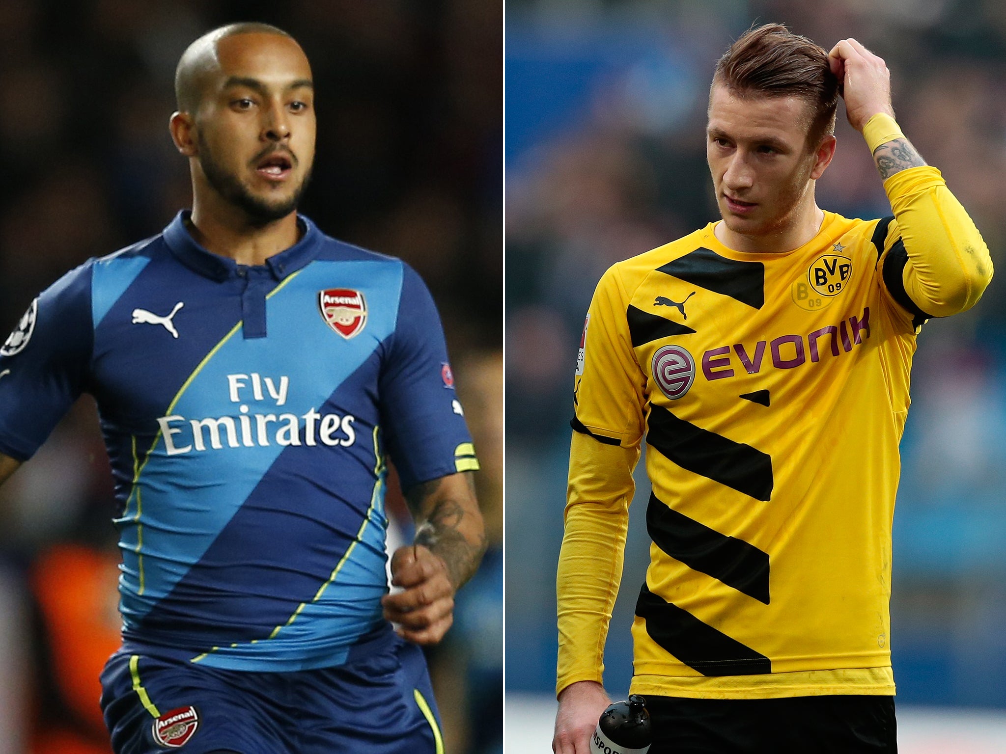 Theo Walcott vs Marco Reus