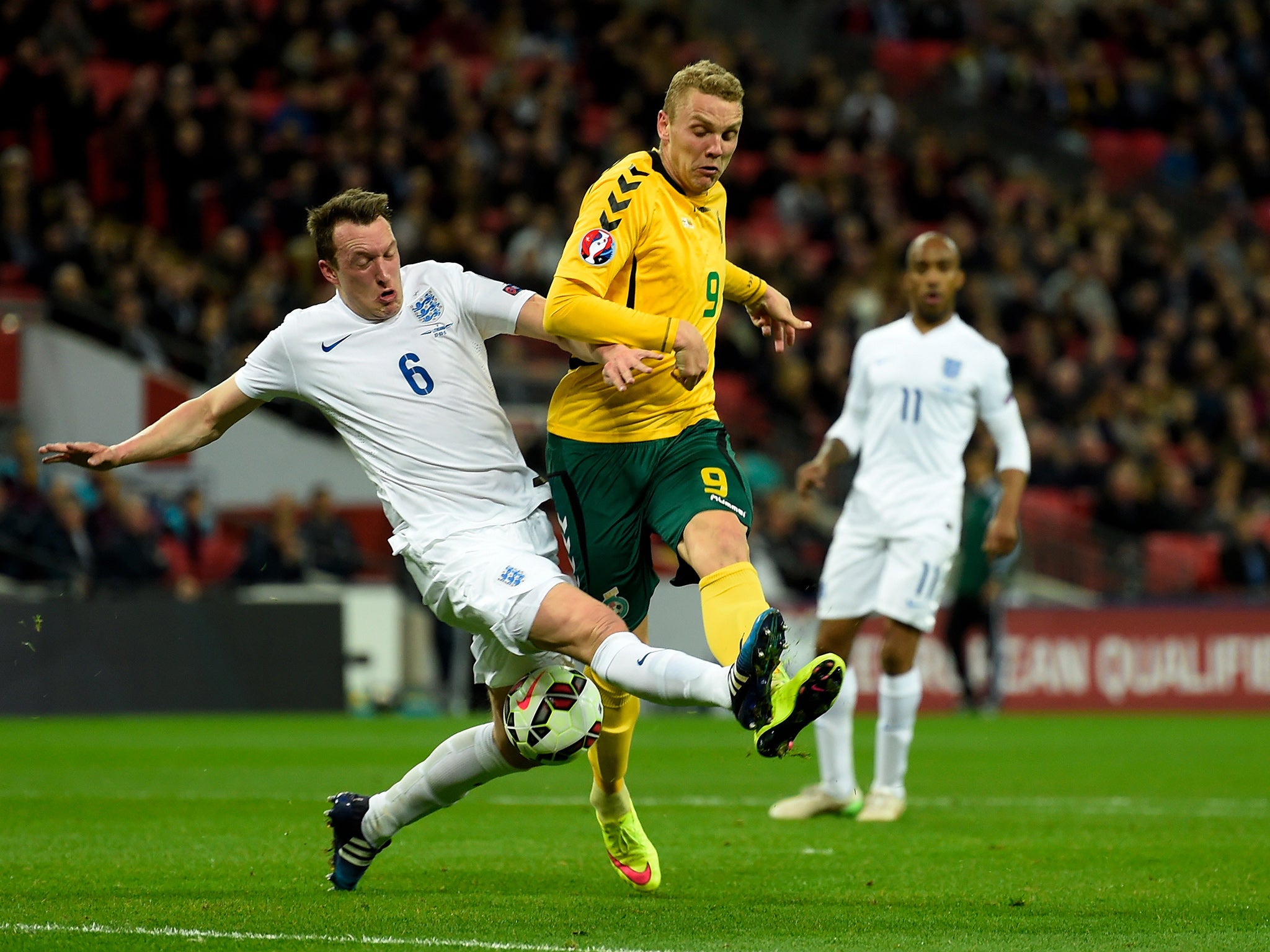 Phil Jones started for England on Friday night