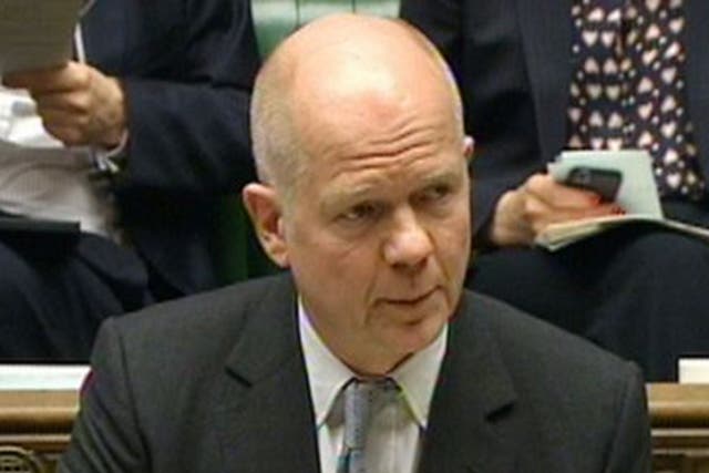 William Hague left the Commons fighting on Thursday