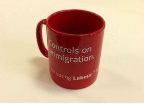 Labour's anti-immigration mug