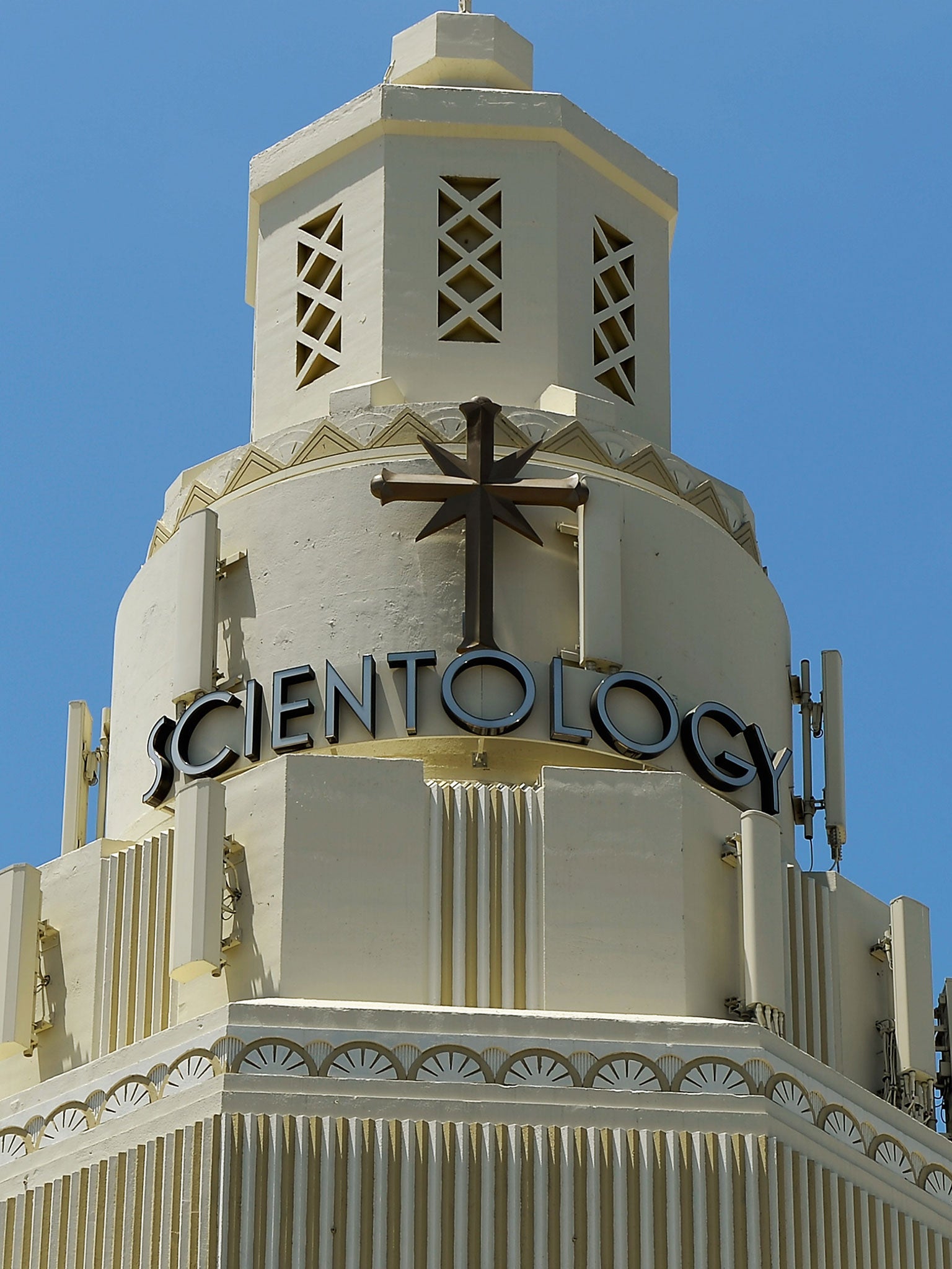 The Church of Scientology community center in the neighborhood of South Los Angeles