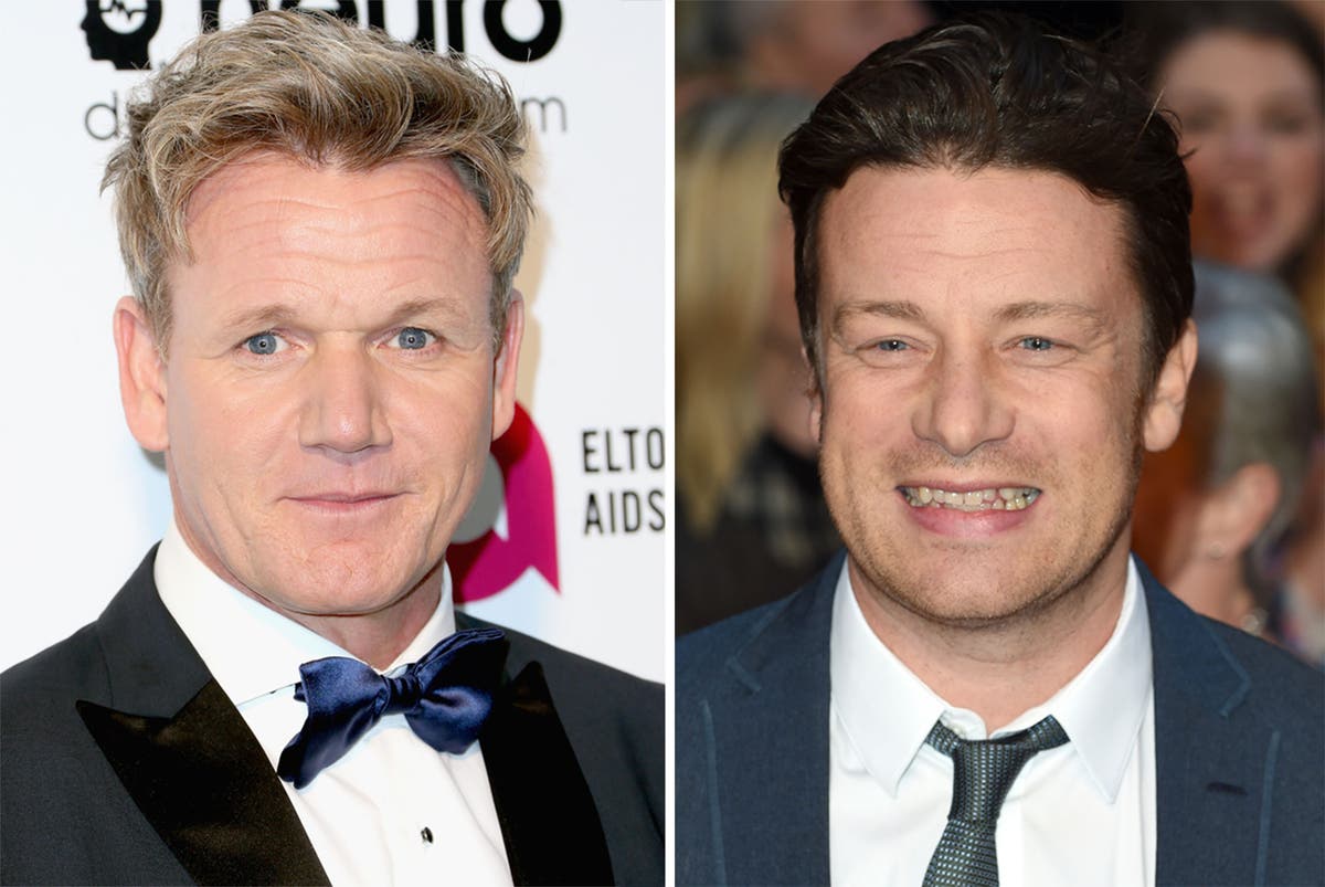 Jamie Oliver claims Gordon Ramsay is 'deeply jealous' of his success ...