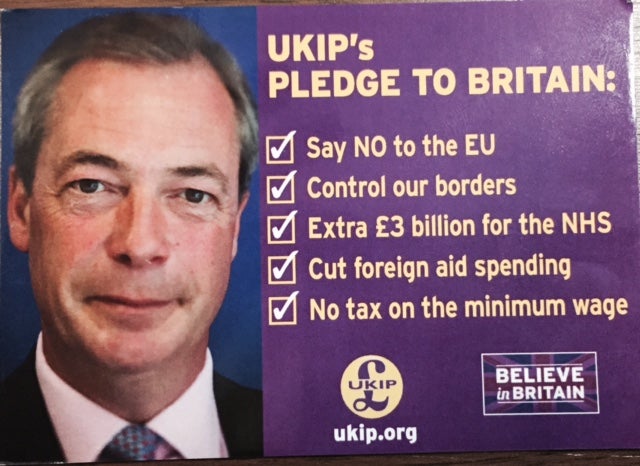 Ukip's top five priorities