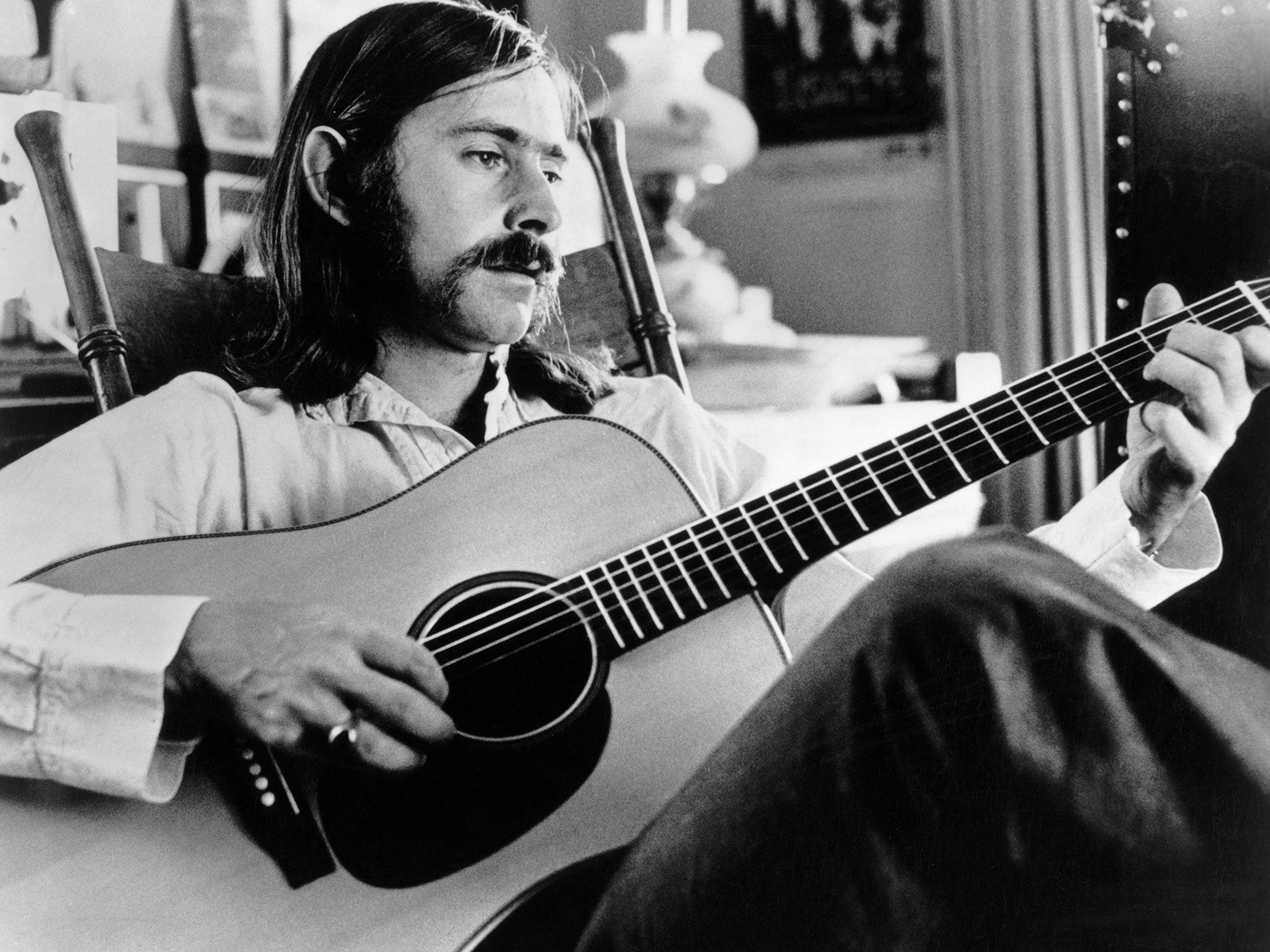 Norman Greenbaum with acoustic guitar