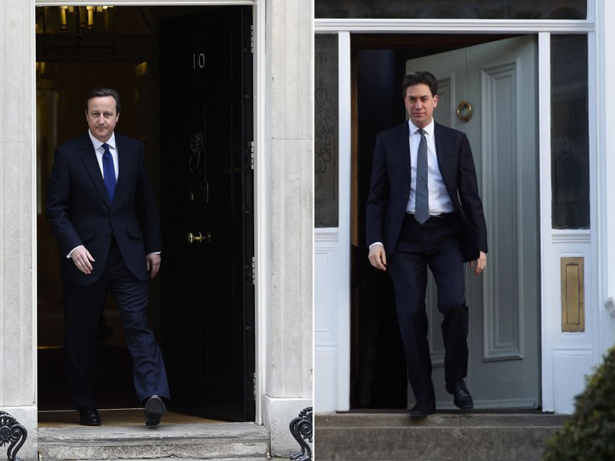 David Cameron and Ed Miliband officially launched their election campaigns yesterday after Parliament was dissolved