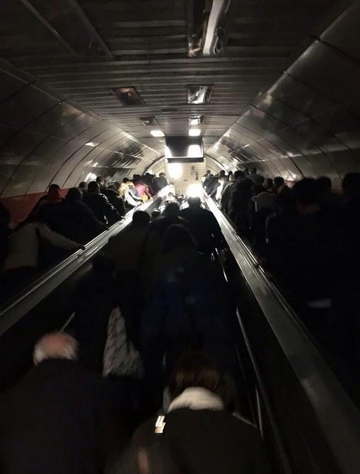 Twitter user @metesohtaoglu posted this picture of the metro