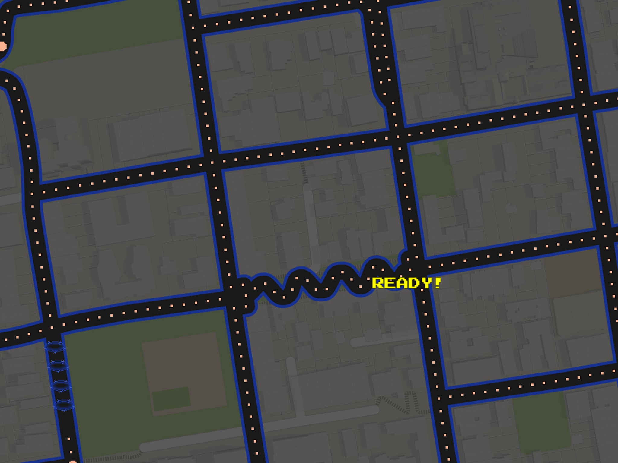 Google Maps Is Now A Giant Game Of Secret Pac-Man