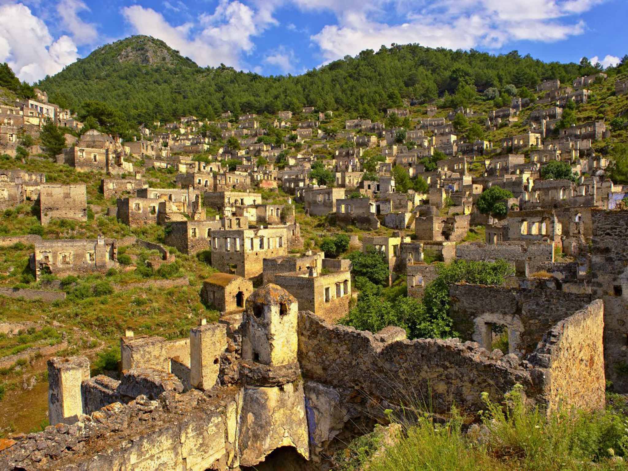 The ghost village of Kayakoy