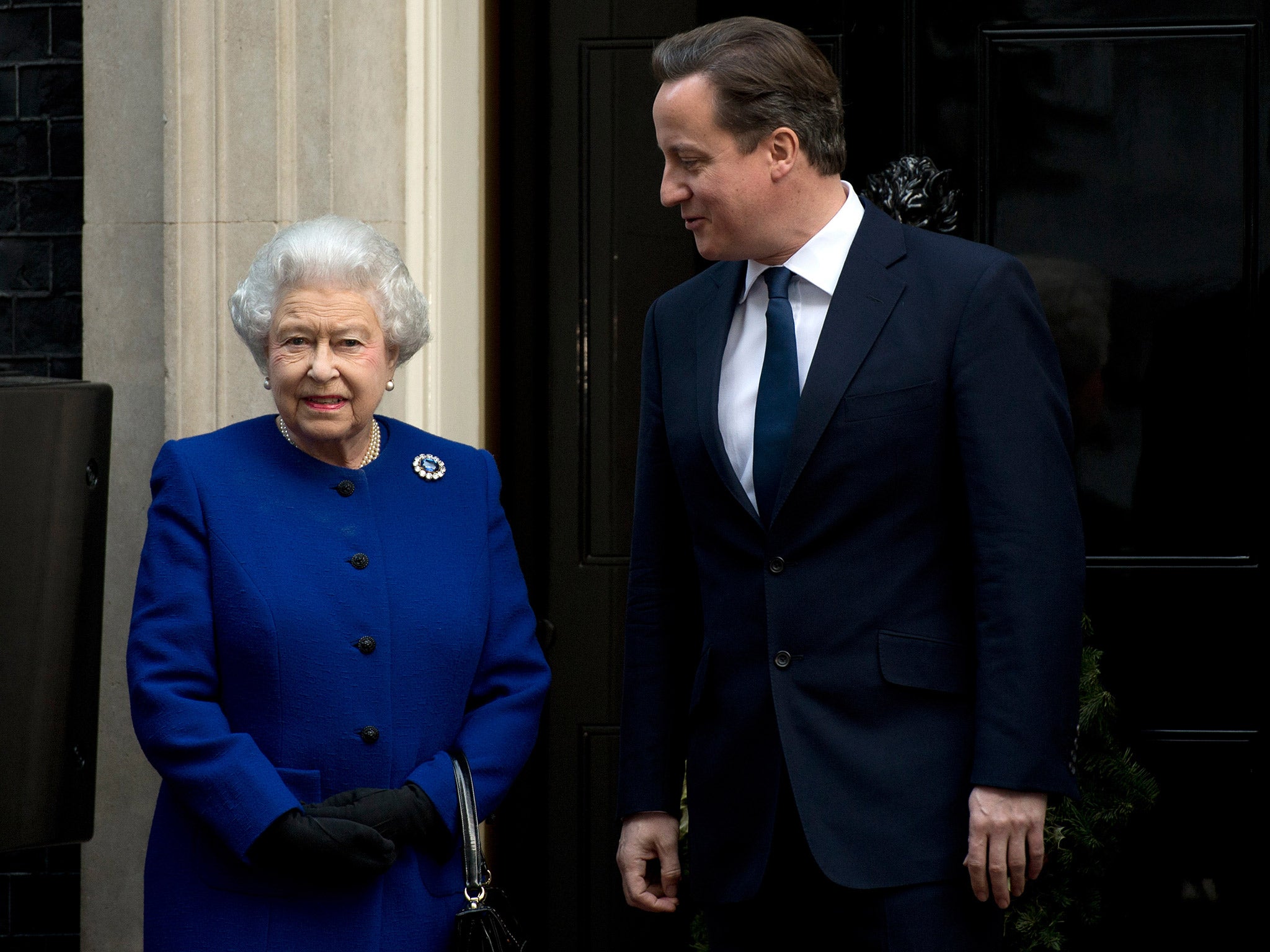 It is possible neither Ed Miliband nor David Cameron, pictured with the Queen, could be in a position to form a government after the election