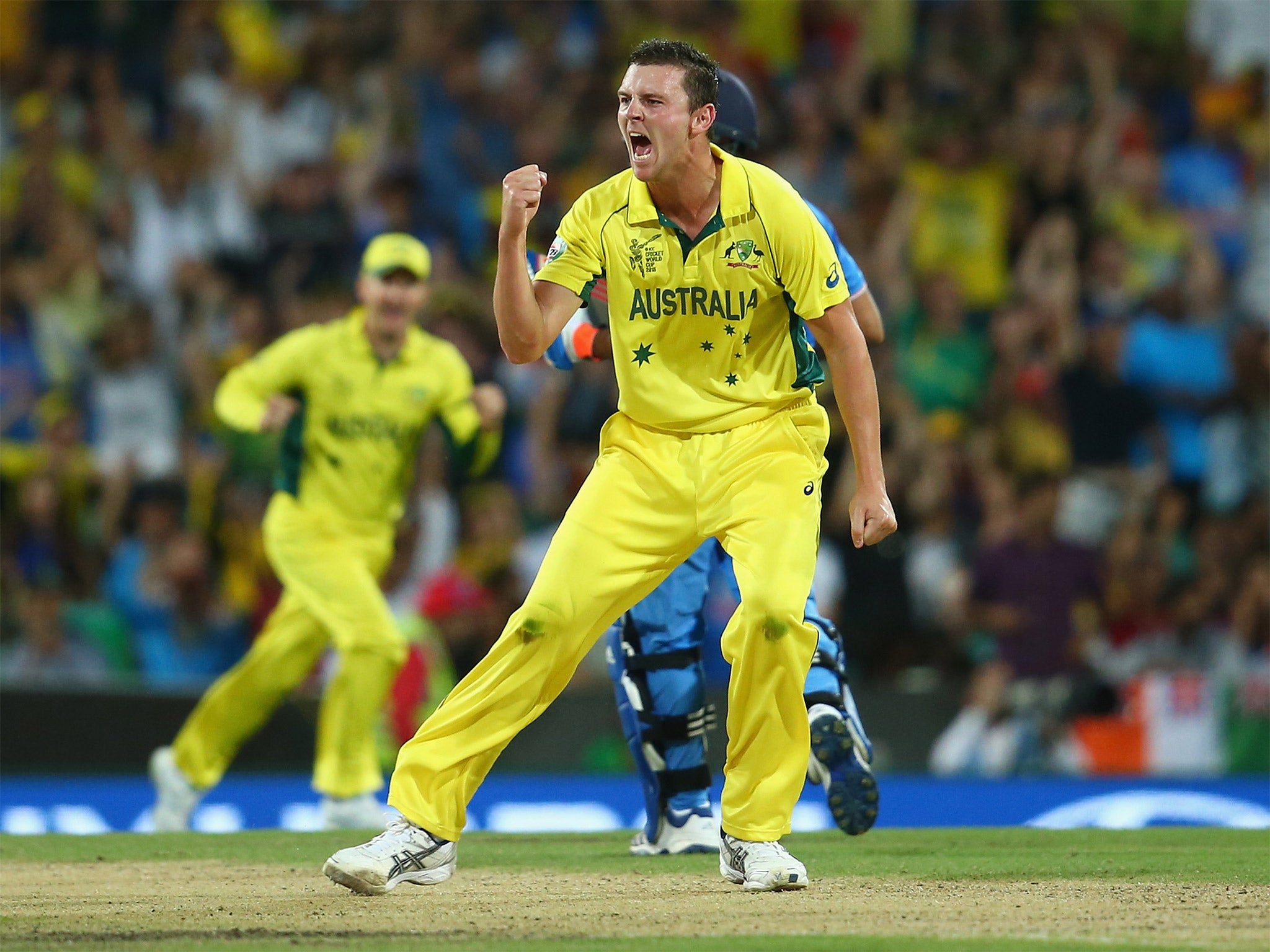 Josh Hazlewood has been described as McGrath-like (Getty)