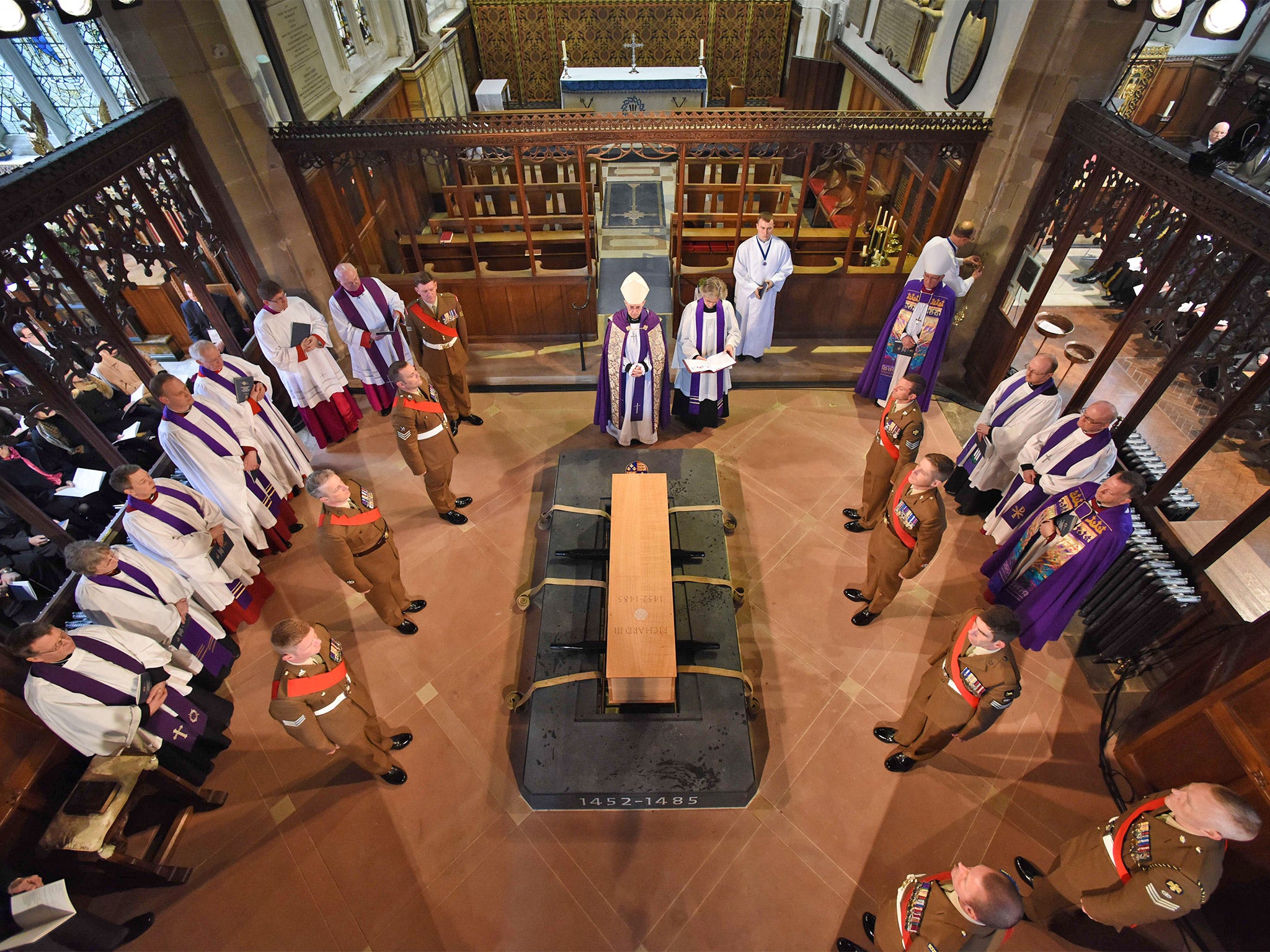 Richard III was buried at Leicester Cathedral last week