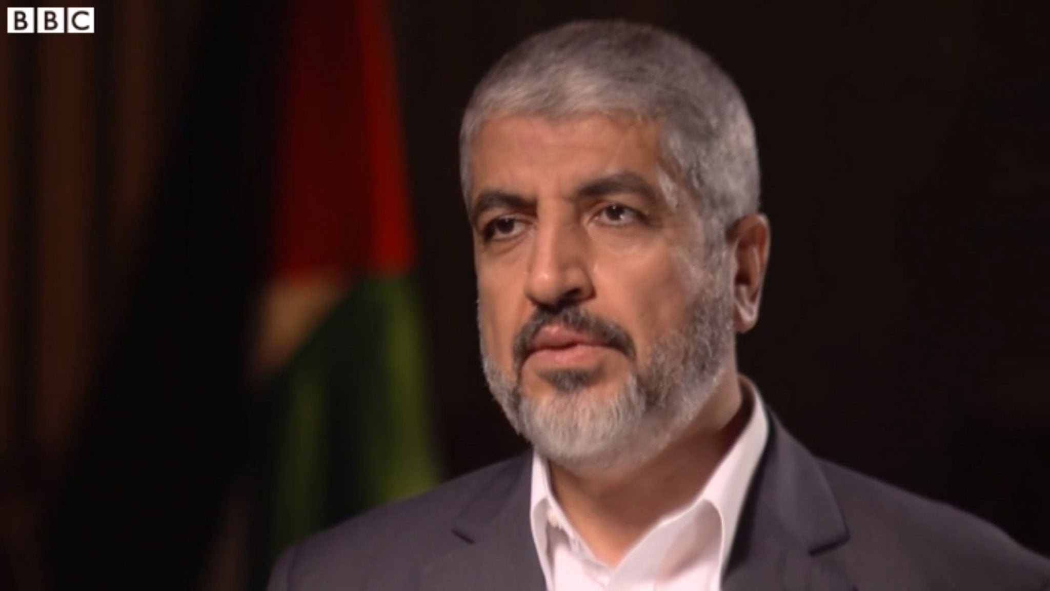 Khaled Meshaal, hamas political leader, in an interview with the BBC