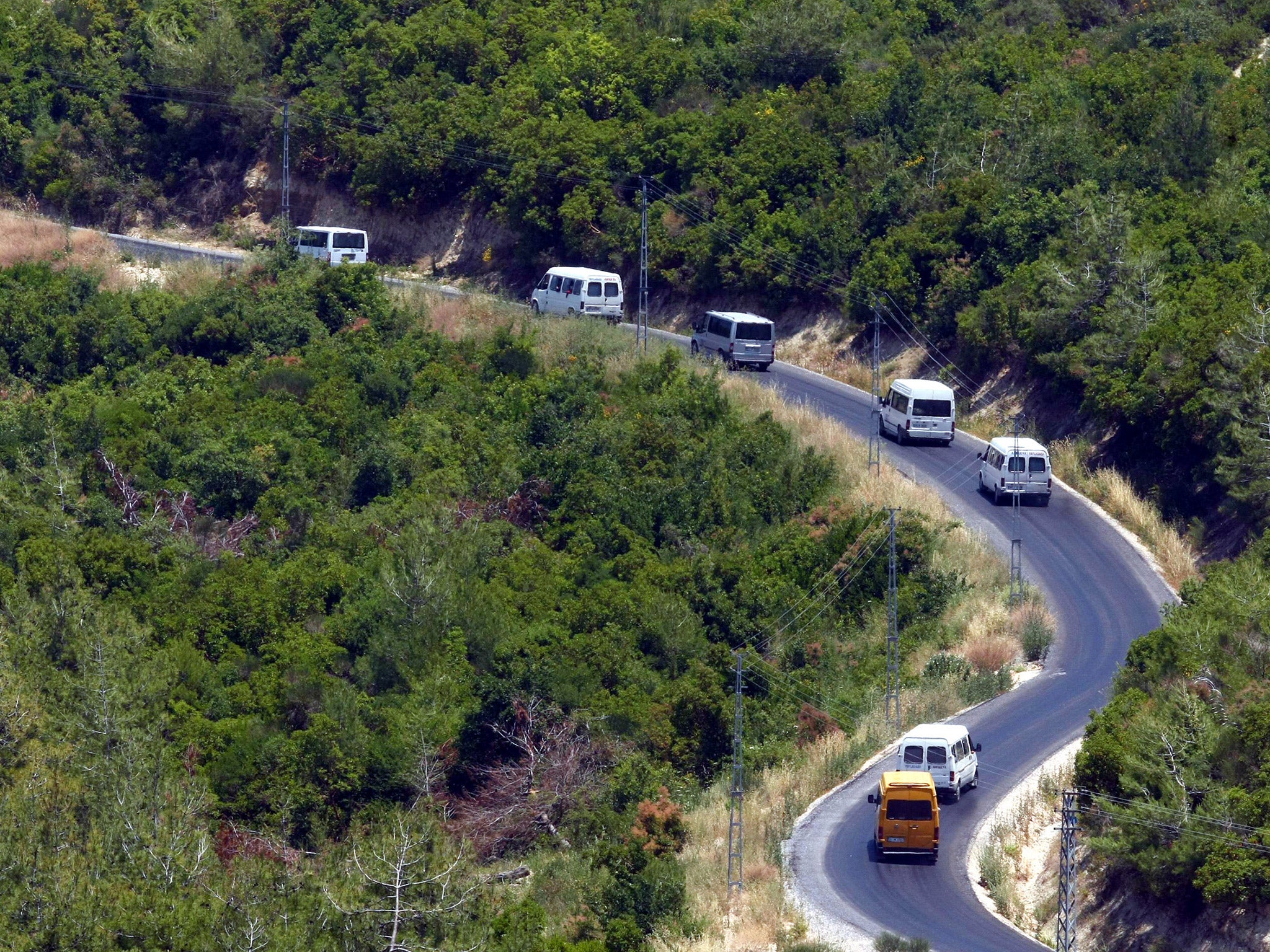 A border zone between Syria and Turkey, near Hatay. File photo