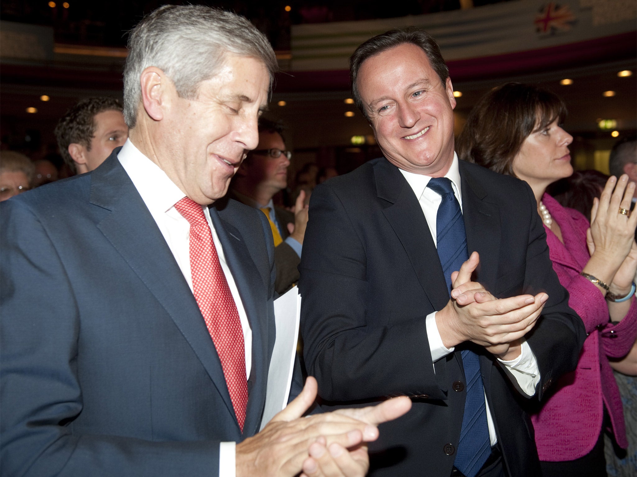 Brand loyalty: businessmen Stuart Rose (pictured with David Cameron at the Conservative conference in 2010) was among the signatories