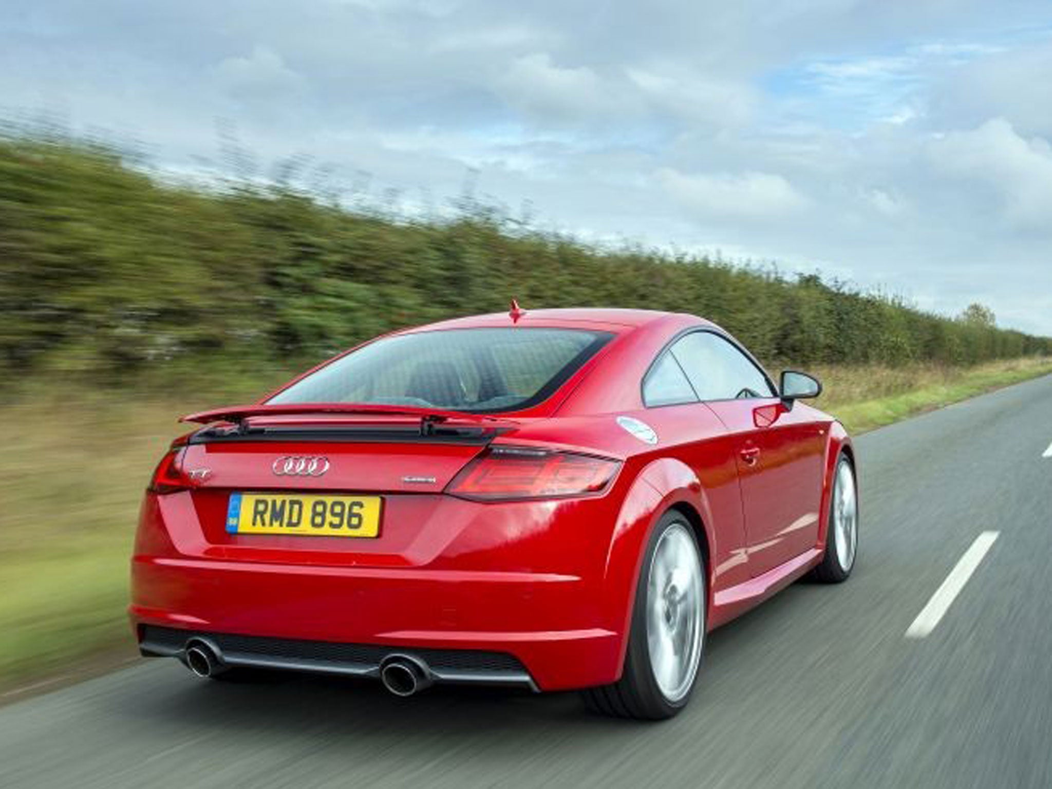 The new TT will hit 60mph in 4.6 seconds, thanks to its rapid-changing double-clutch gearbox