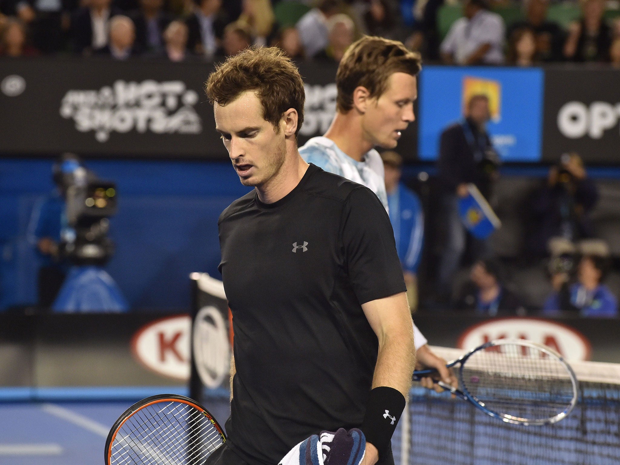 Murray and Berdych's Australia Open clash proved to be a fiery one