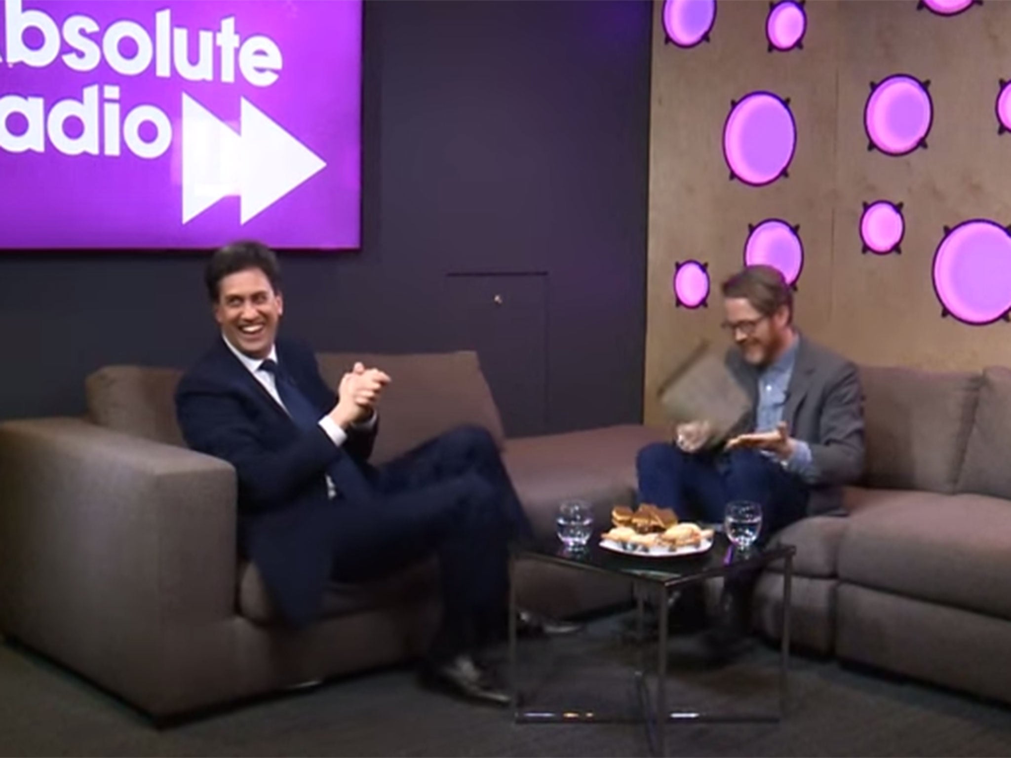 The good-natured interview included some tricky questions about Ed Miliband's policies on immigration and history with brother David, which he fielded comfortably