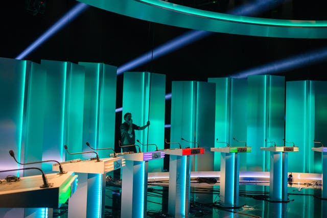 'No likey, no lighty?': The set of ITV Leaders' Debate 2015
