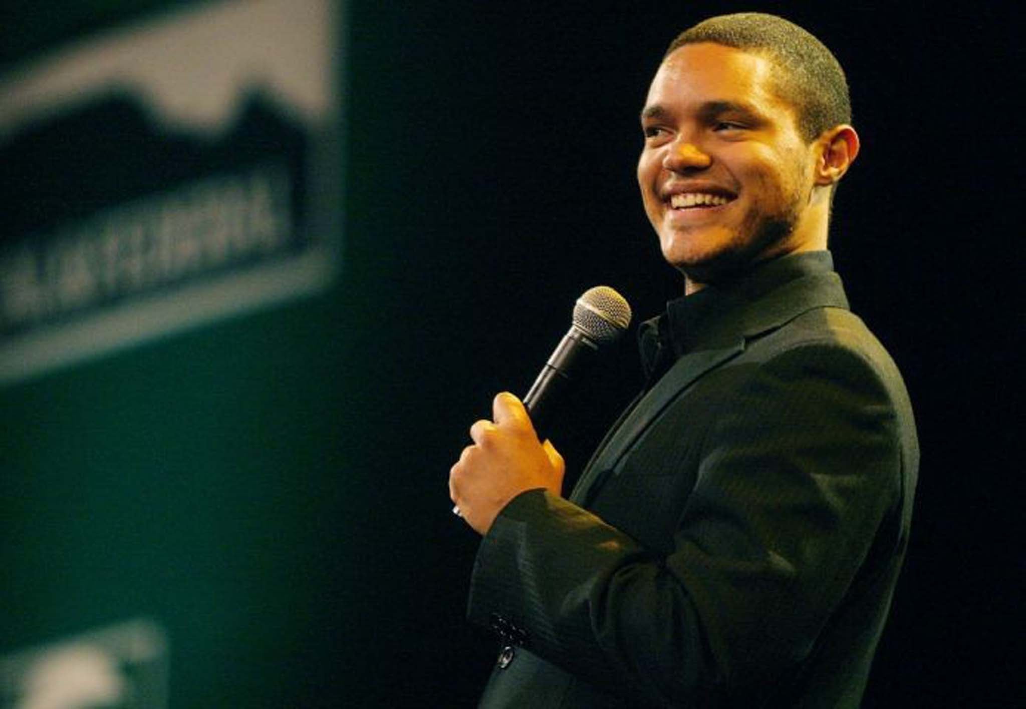 Trevor Noah performs live on stage in South Africa