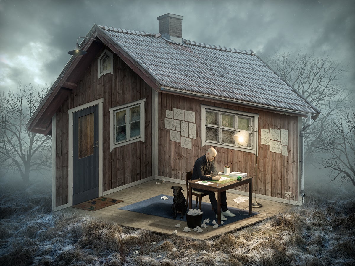 'The Architect' by Eric Johansson: 'The dicipline of paradoxal geometry, imagine the unimaginable'