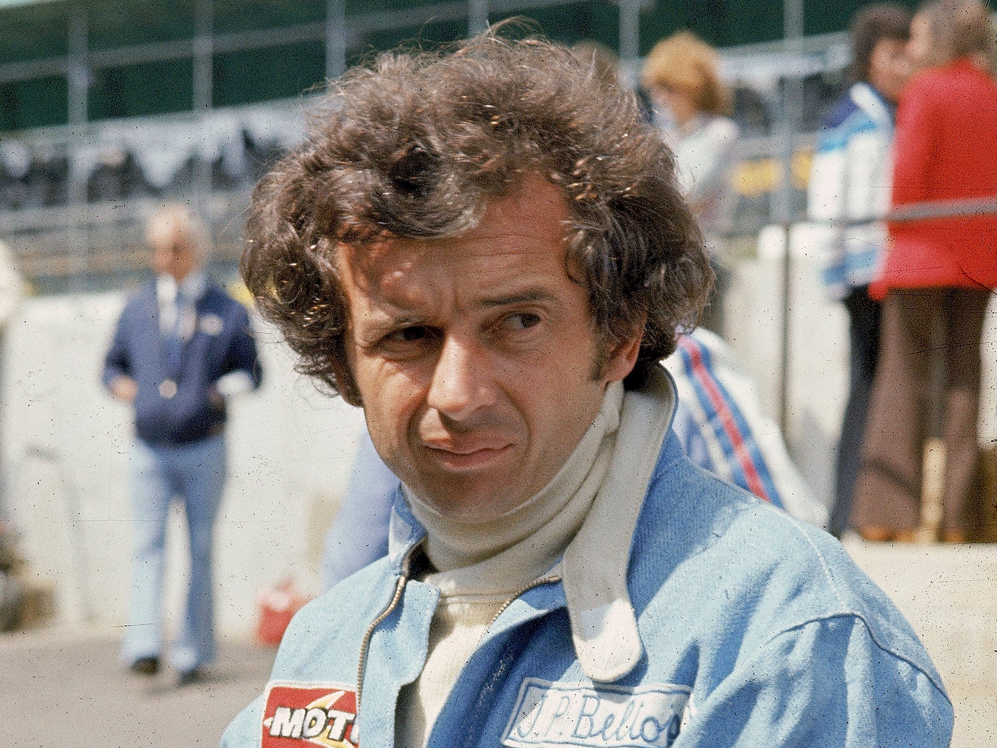 Jean-Pierre Beltoise before the British Grand Prix at Brands Hatch in 1974