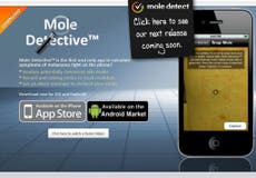 Mole tester app 'deceptive'