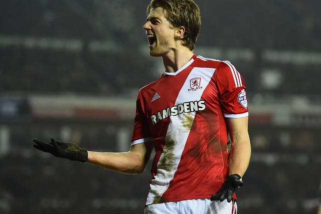 Patrick Bamford scored his 16th goal of the season to keep Boro on course for the Premier League