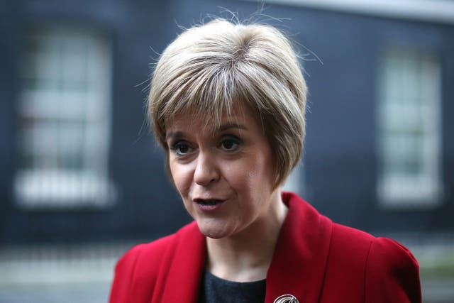 Sturgeon has previously said she wanted to “lock the Tories out of Government” 