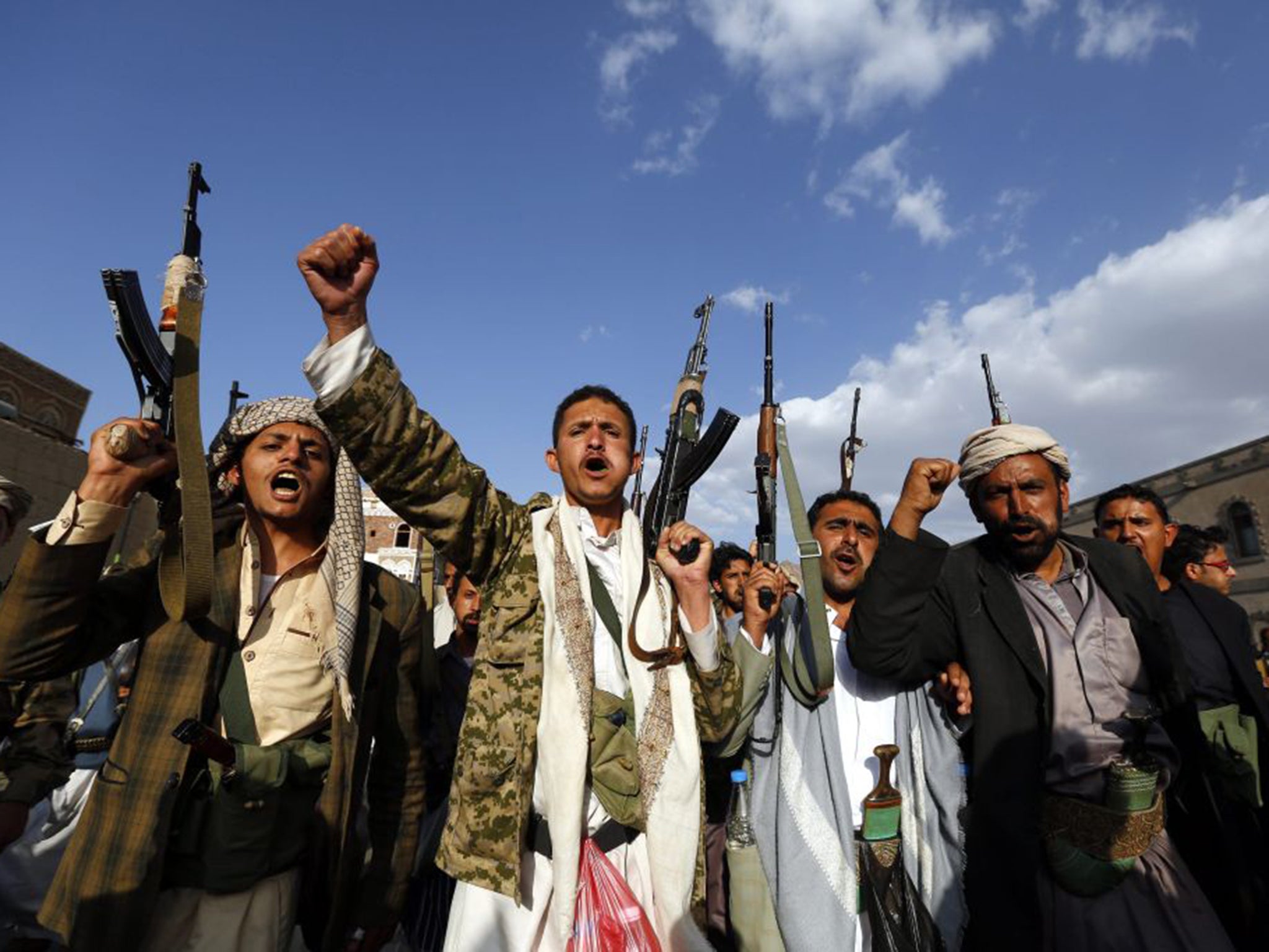 The Houthis, who come from the Zaidi tribes in Yemen’s northern mountains, have an effective military and political movement called Ansar Allah, modelled on Hezbollah