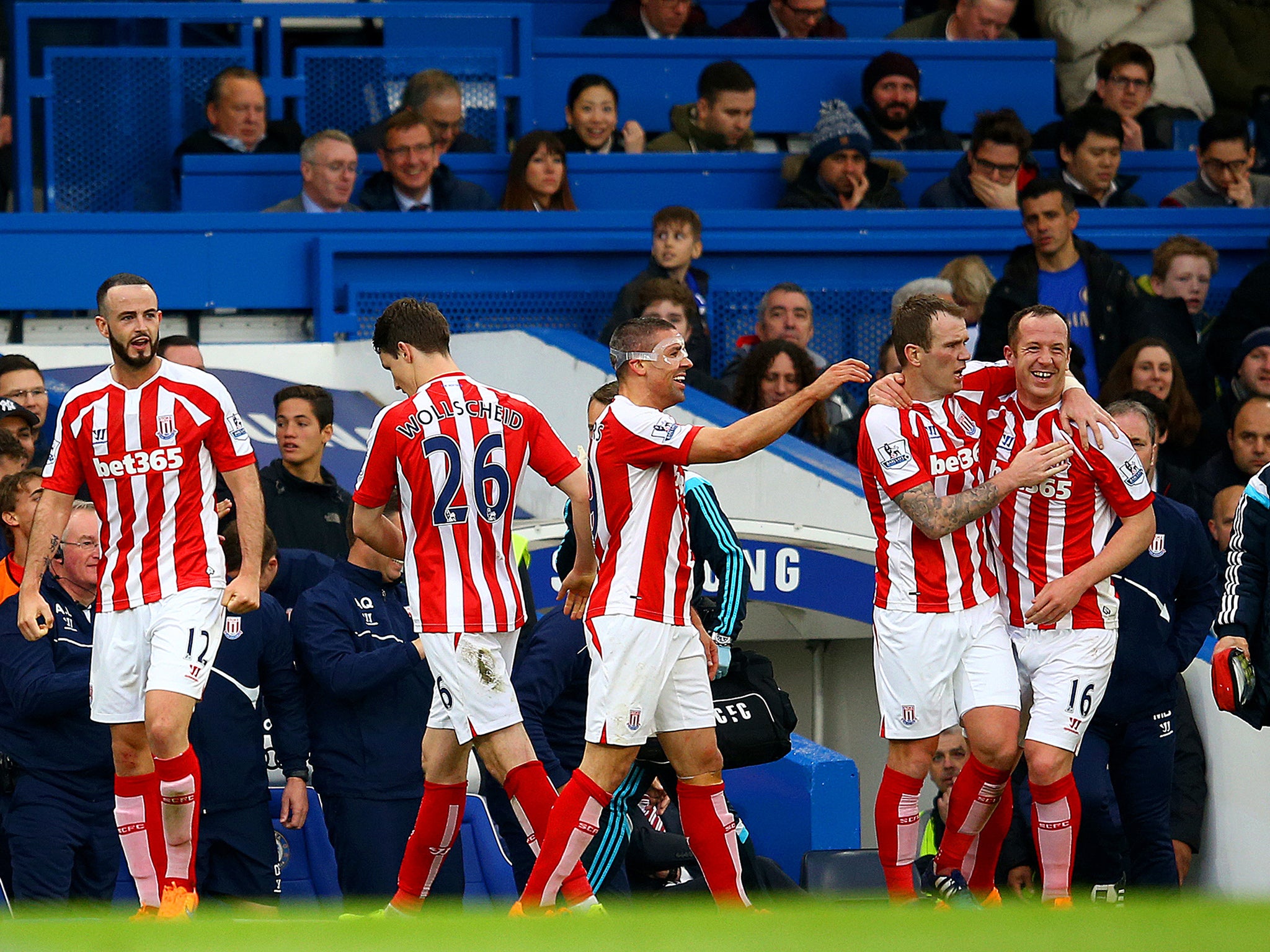 Adam celebrates after scoring his goal (and winning this award, presumably)