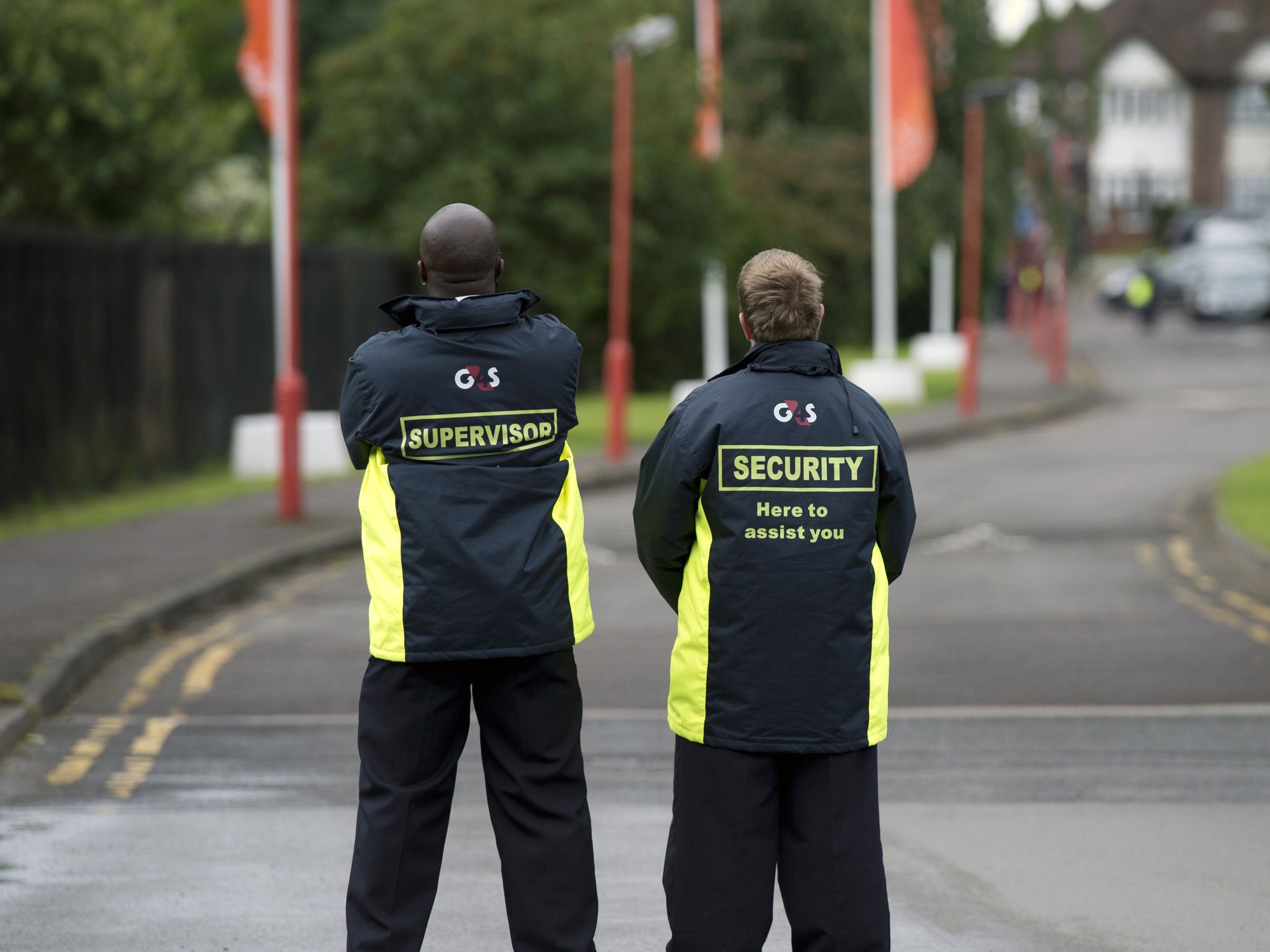 File: The government contracts a range of security work out to firms like G4S
