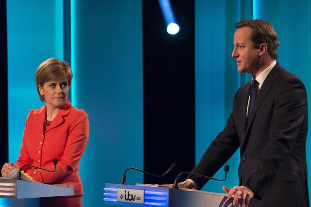 Nicola Sturgeon is reported to have said she’d rather see “David Cameron remain as PM” (Getty)