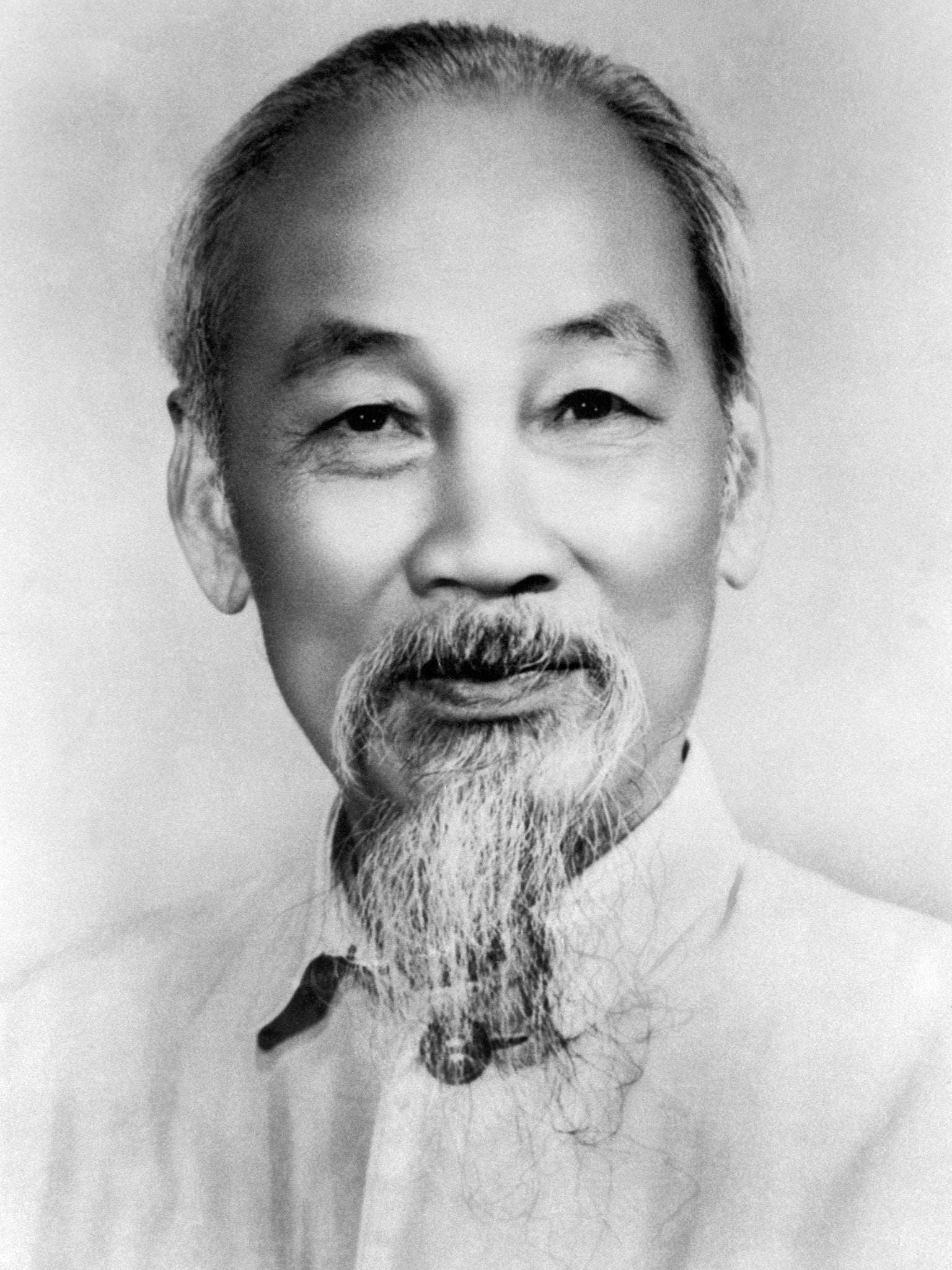 Ho Chi Minh, revolutionary leader of North Vietnam, in 1966