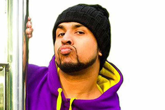 Different take: comedian Humza Arshad is currently touring London schools