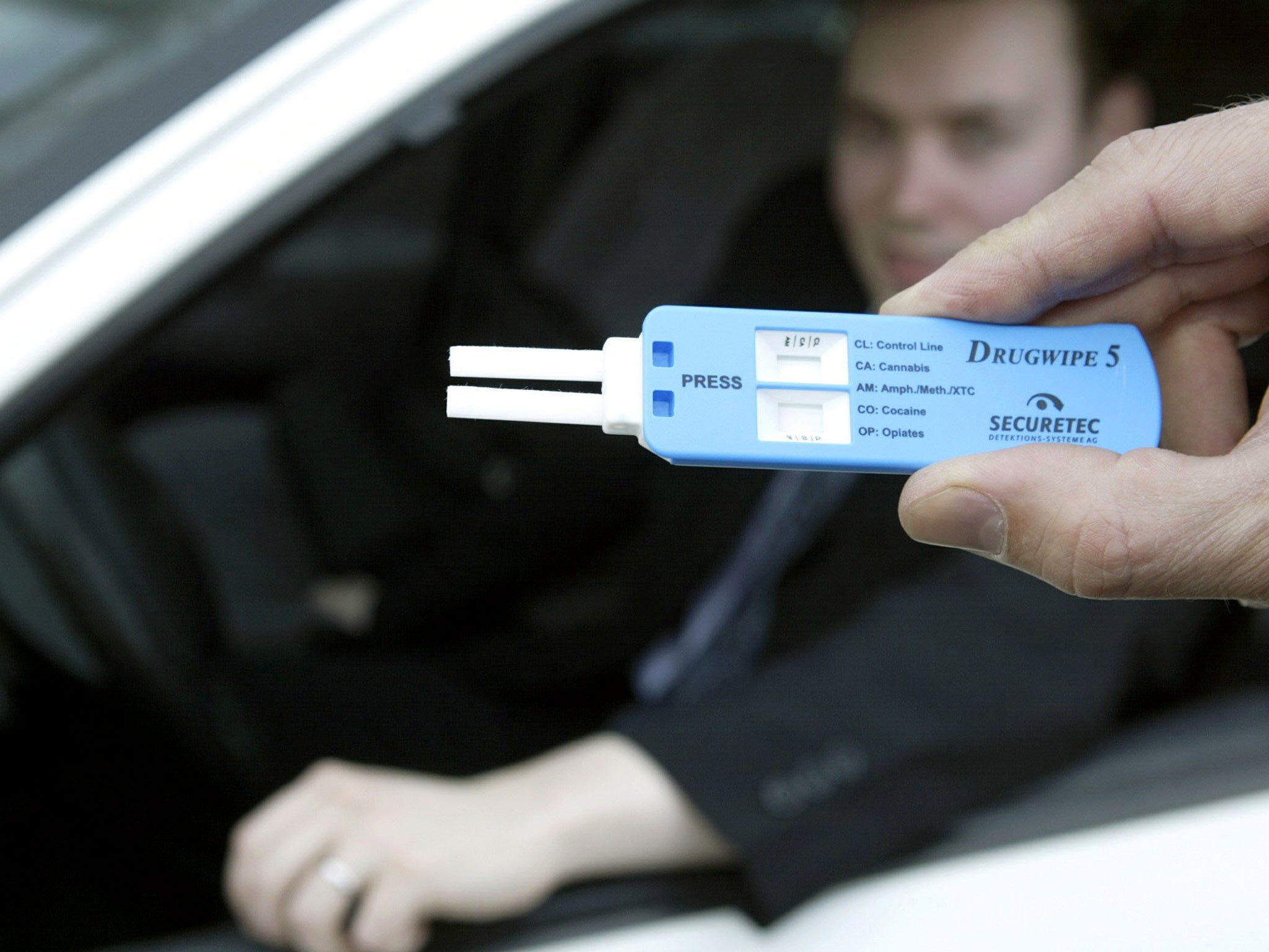 The police now have powers to test for cannabis and cocaine through a saliva swab at the side of the road