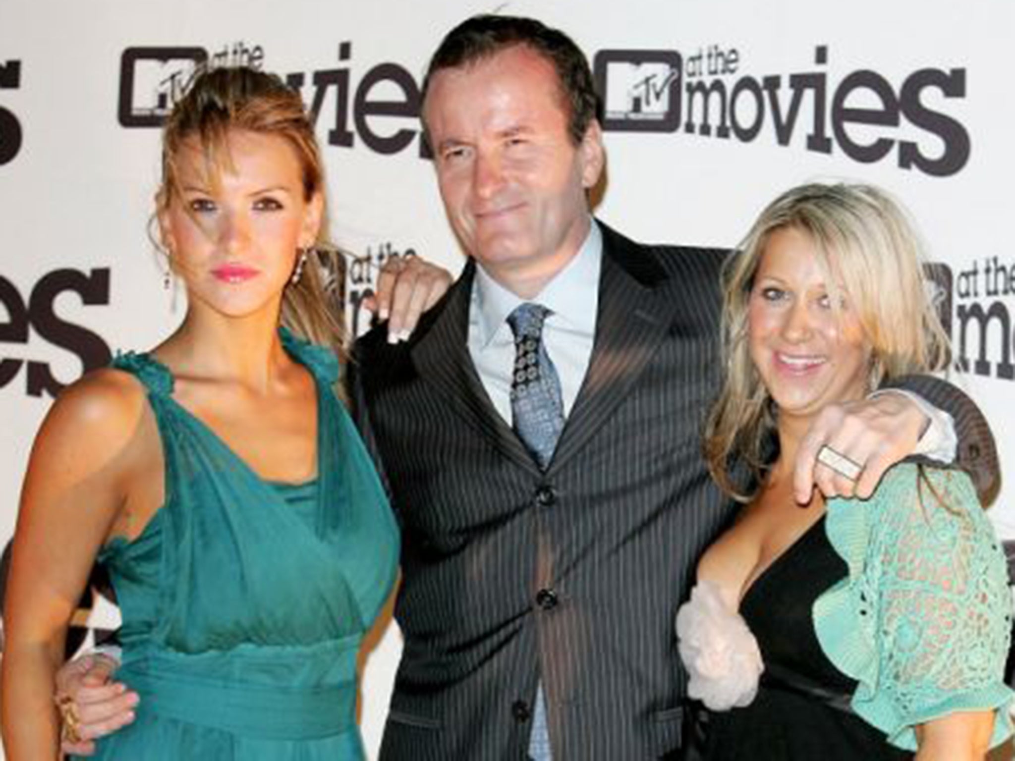Dave Ulliott with guests attending the MTV party during the 59th International Cannes Film Festival in 2006 (Getty)